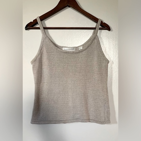 Beige knit tank - Picture 1 of 4